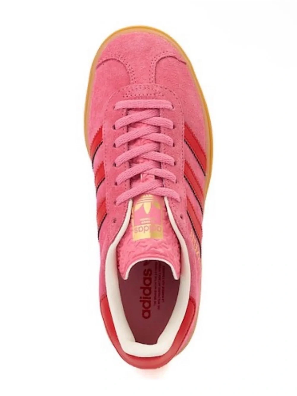 adidas Gazelle Bold Athletic Shoe - Rose Tone / Better Scarlet